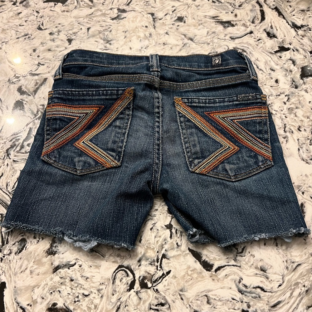7 for all Mankind Girls Flynt Shorts
